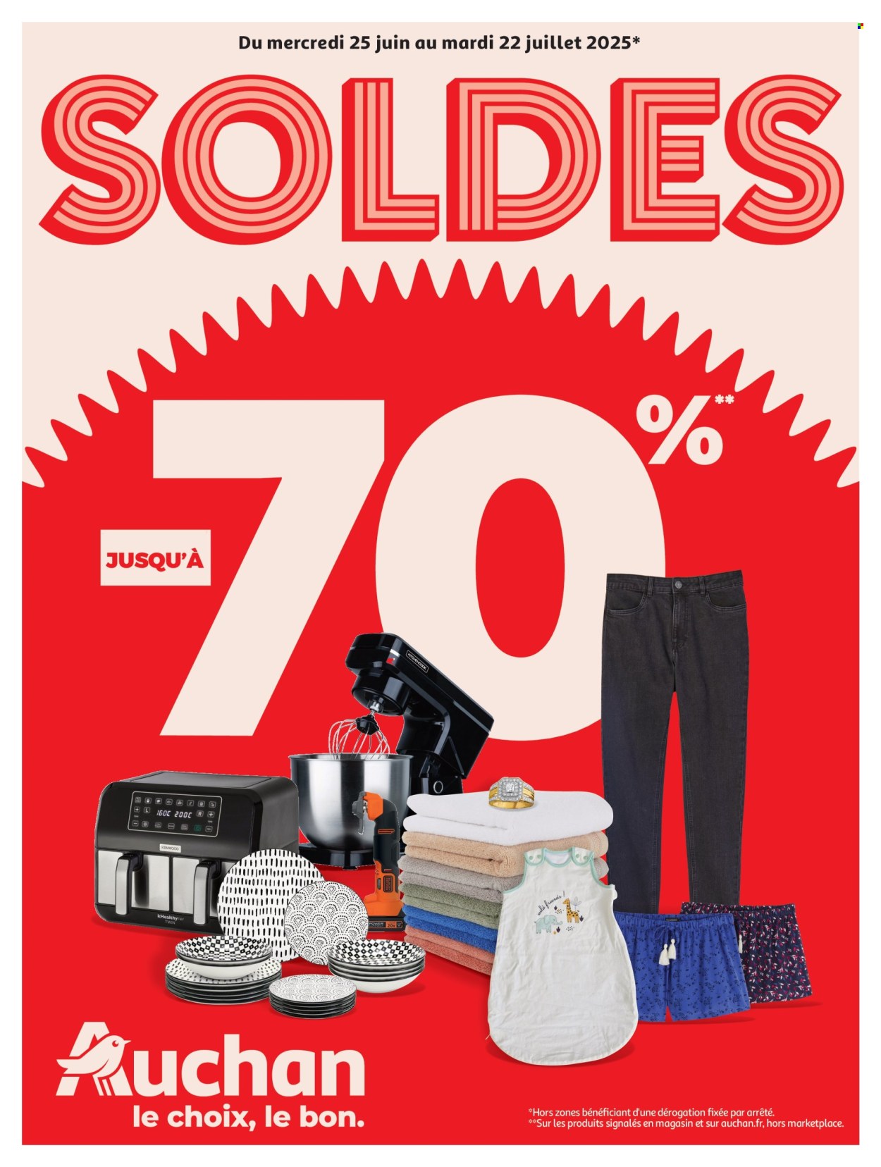 Catalogue Auchan - 25/06/2025 - 22/07/2025. Page 1