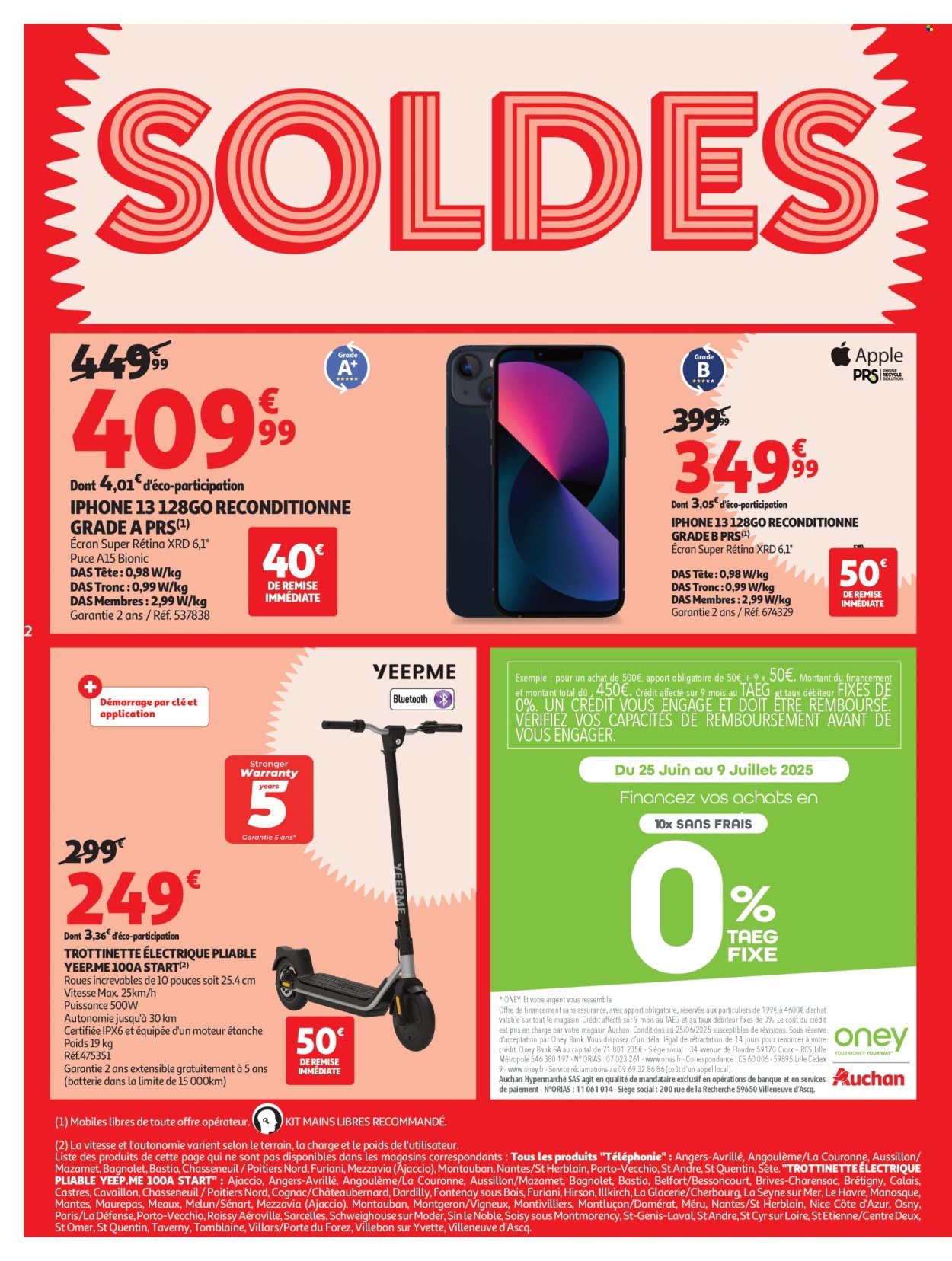 Catalogue Auchan - 25/06/2025 - 22/07/2025. Page 2