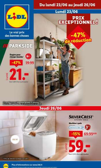 Catalogue Lidl - 23/06/2025 - 26/06/2025.