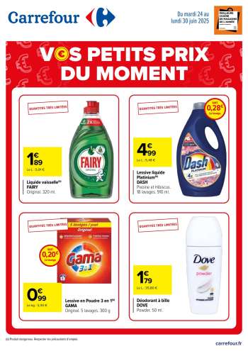Catalogue Carrefour Hypermarchés - 24/06/2025 - 30/06/2025.