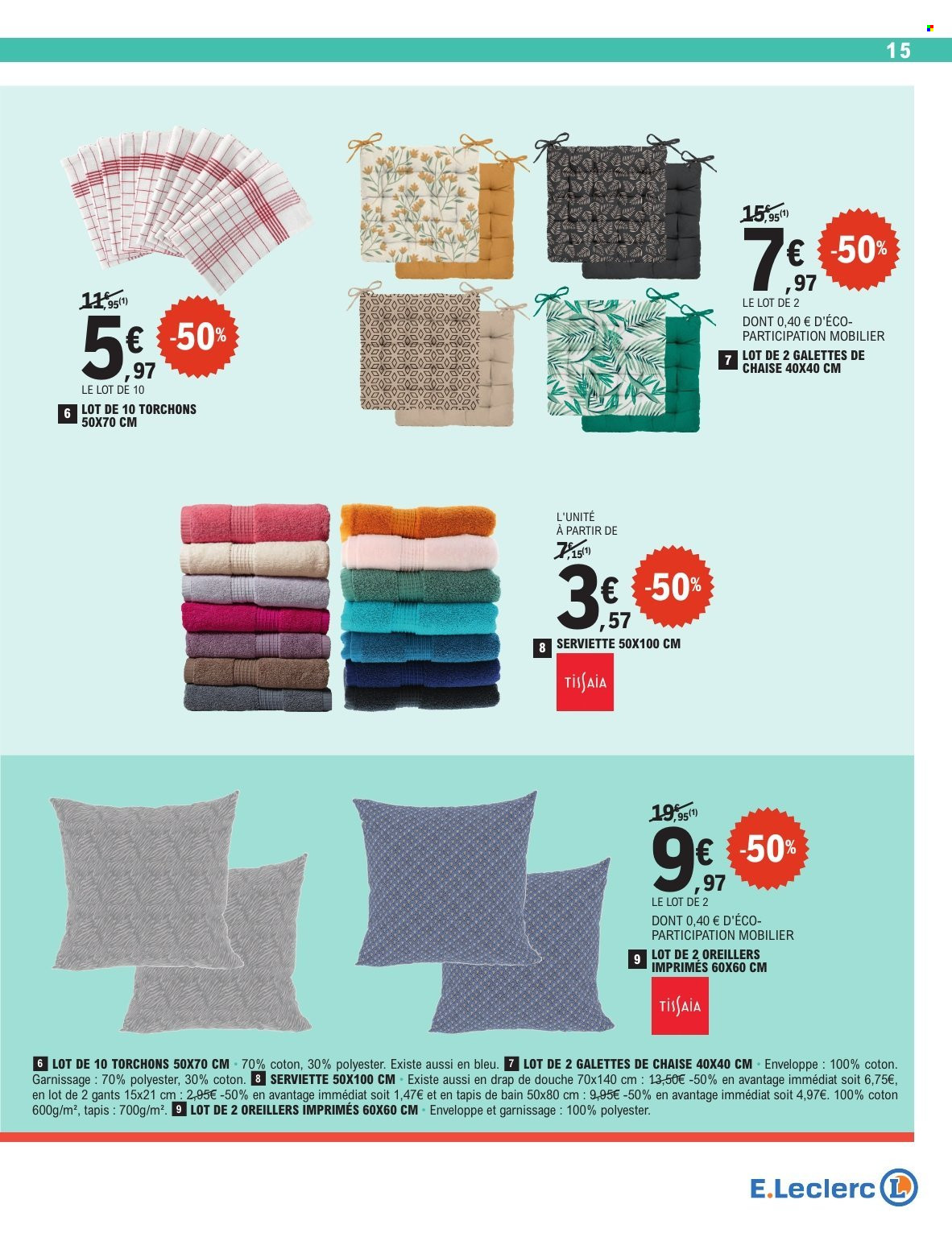 Catalogue E.Leclerc - 25/06/2025 - 22/07/2025. Page 15