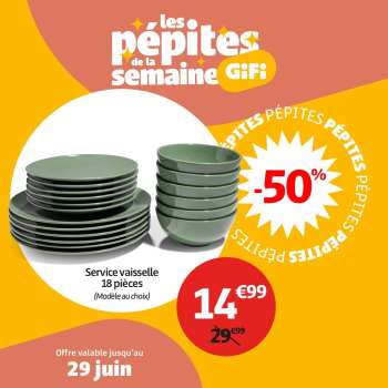 Catalogue GiFi - 25/06/2025 - 29/06/2025.