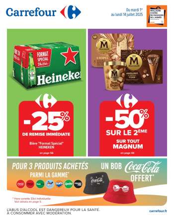 Catalogue Carrefour Hypermarchés - 01/07/2025 - 14/07/2025.