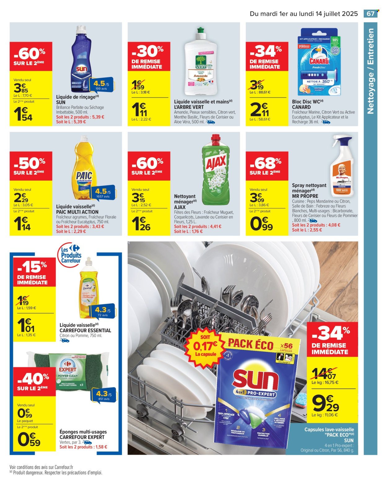 Catalogue Carrefour Hypermarchés - 01/07/2025 - 14/07/2025. Page 69