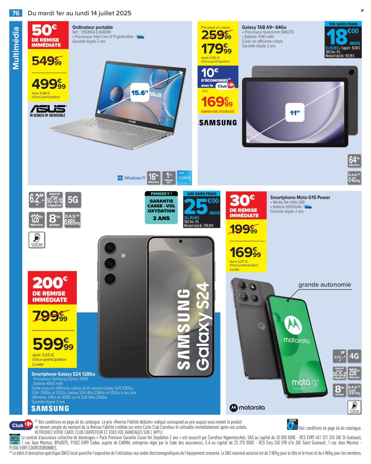 Catalogue Carrefour Hypermarchés - 01/07/2025 - 14/07/2025. Page 78