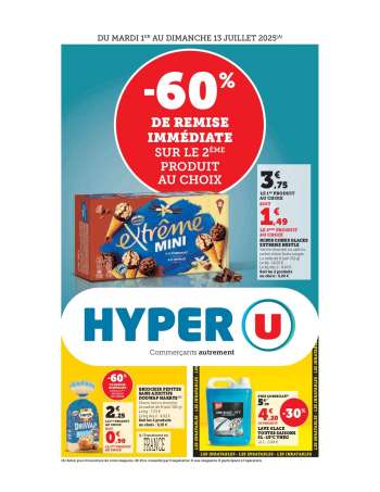 Catalogue HYPER U - 01/07/2025 - 13/07/2025.