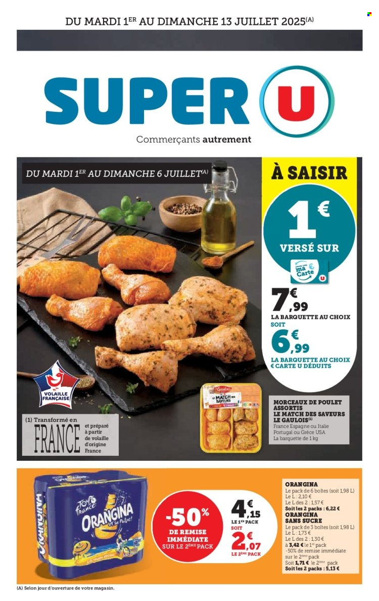 Catalogue SUPER U - 01/07/2025 - 13/07/2025. Page 1