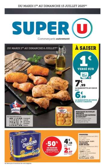 Catalogue SUPER U - 01/07/2025 - 13/07/2025.