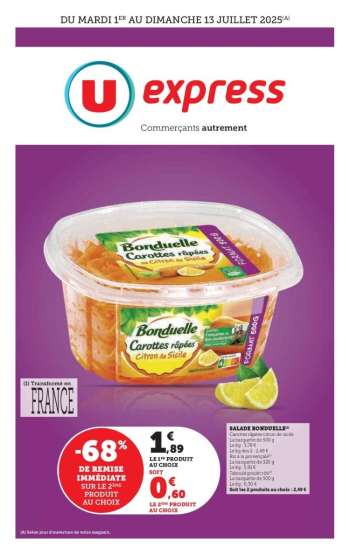 Catalogue U express - 01/07/2025 - 13/07/2025.