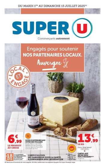 Catalogue SUPER U - 01/07/2025 - 13/07/2025.