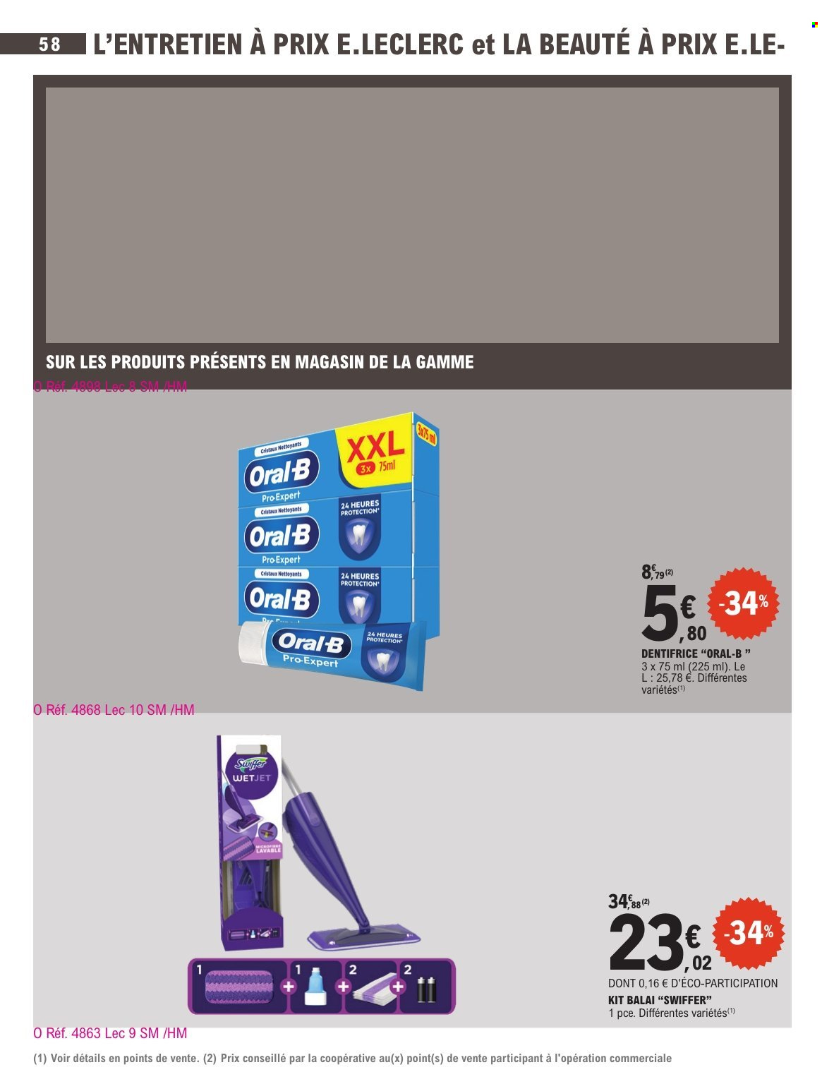 Catalogue E.Leclerc - 01/07/2025 - 12/07/2025. Page 58