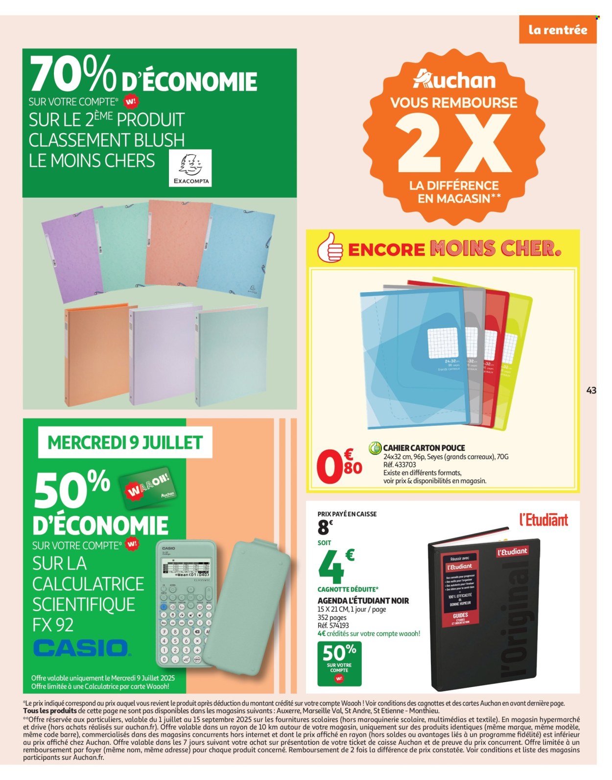 Catalogue Auchan - 08/07/2025 - 20/07/2025. Page 43