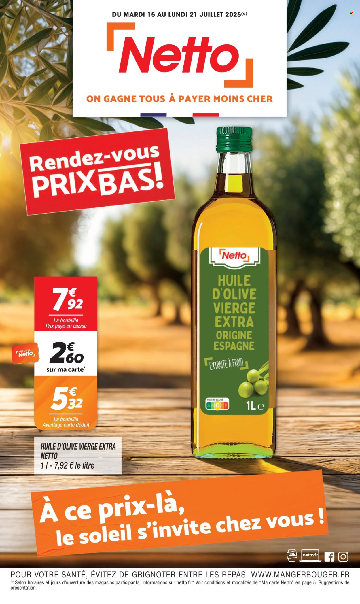 Catalogue Netto - 15/07/2025 - 21/07/2025. Page 1