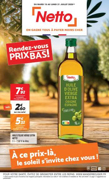 Catalogue Netto - 15/07/2025 - 21/07/2025.