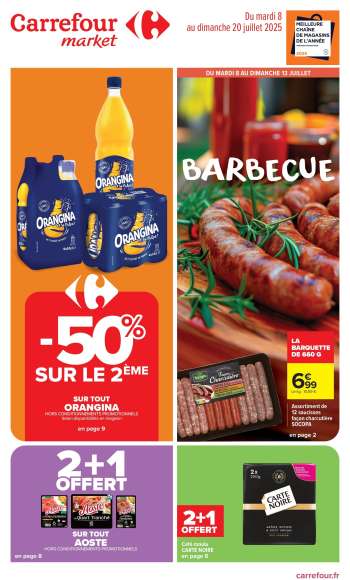 Catalogue Carrefour Market - 08/07/2025 - 20/07/2025.