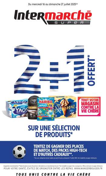 Catalogue Intermarché Super - 16/07/2025 - 27/07/2025.