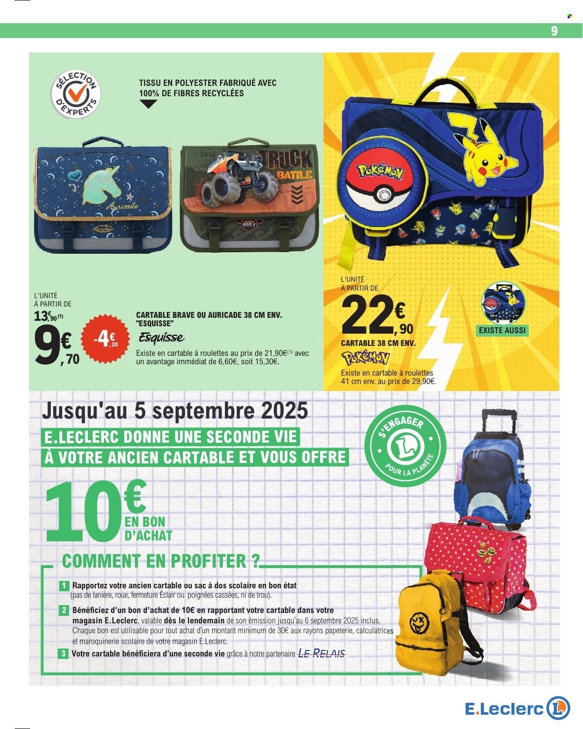 Catalogue E.Leclerc - 15/07/2025 - 26/07/2025. Page 9