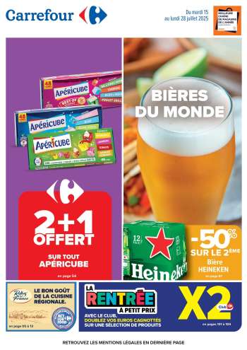 Catalogue Carrefour Hypermarchés - 15/07/2025 - 28/07/2025.