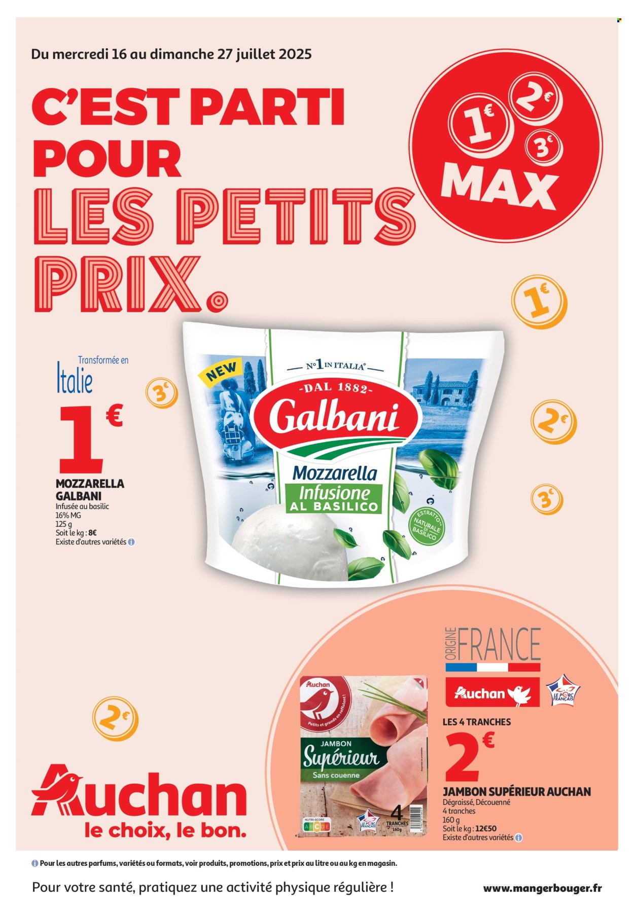 Catalogue Auchan - 16/07/2025 - 27/07/2025. Page 1