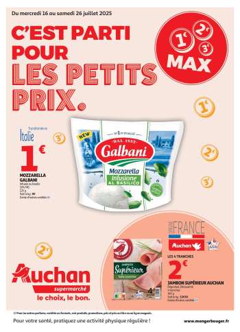 Catalogue Auchan - 16/07/2025 - 26/07/2025.