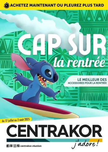 Catalogue Centrakor - 17/07/2025 - 02/08/2025.