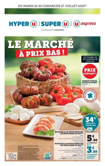 Catalogue Magasins U - 22/07/2025 - 27/07/2025.