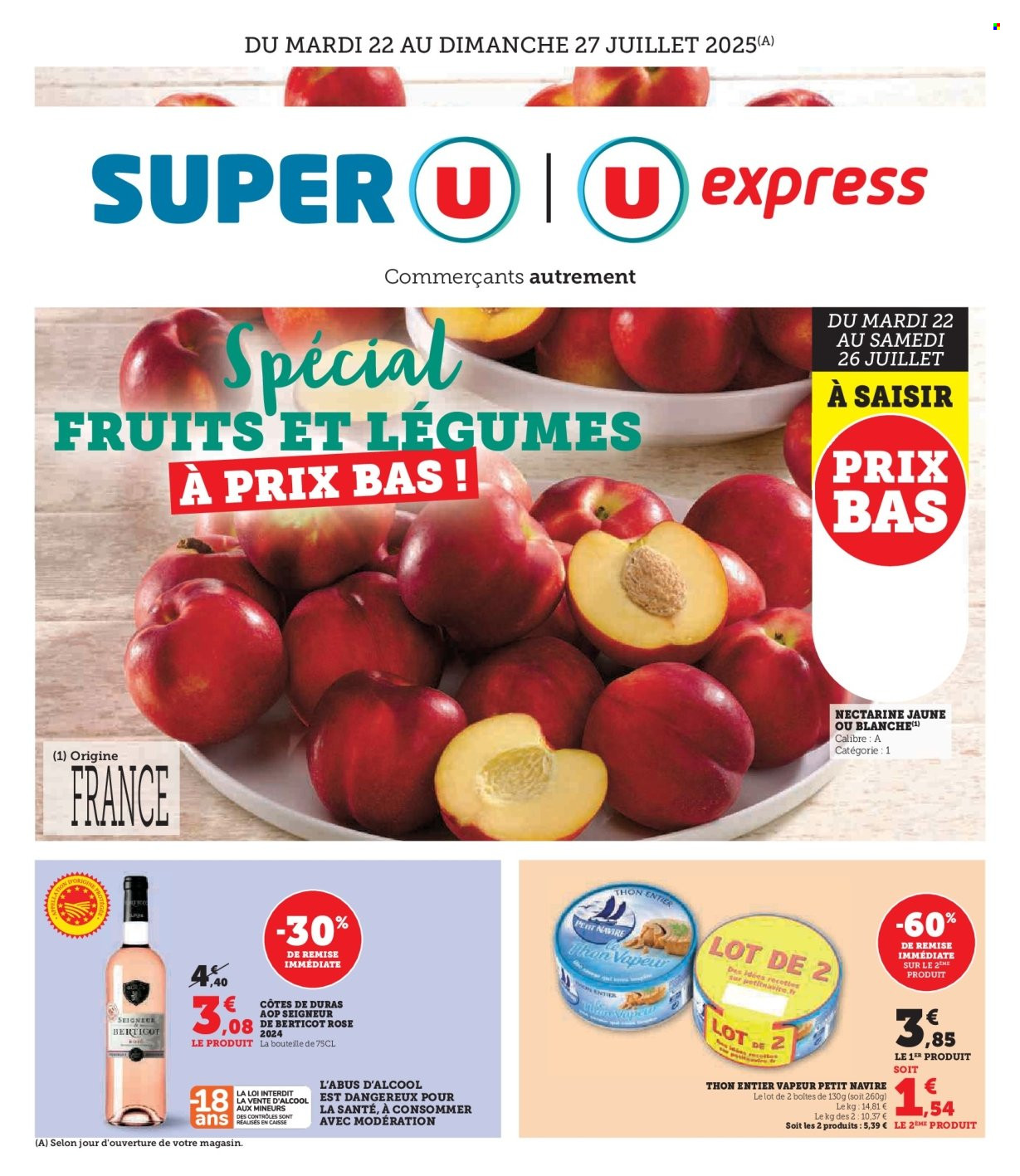 Catalogue Magasins U - 22/07/2025 - 27/07/2025. Page 1