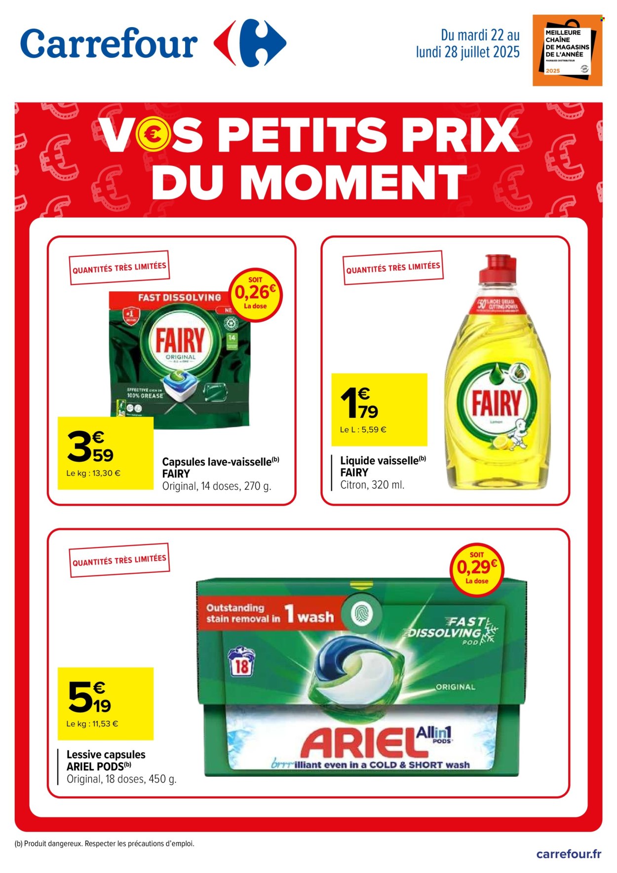 Catalogue Carrefour Hypermarchés - 22/07/2025 - 28/07/2025. Page 1