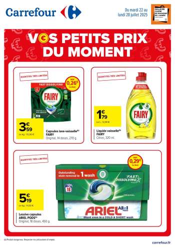 Catalogue Carrefour Hypermarchés - 22/07/2025 - 28/07/2025.