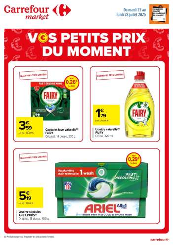 Catalogue Carrefour Market - 22/07/2025 - 28/07/2025.
