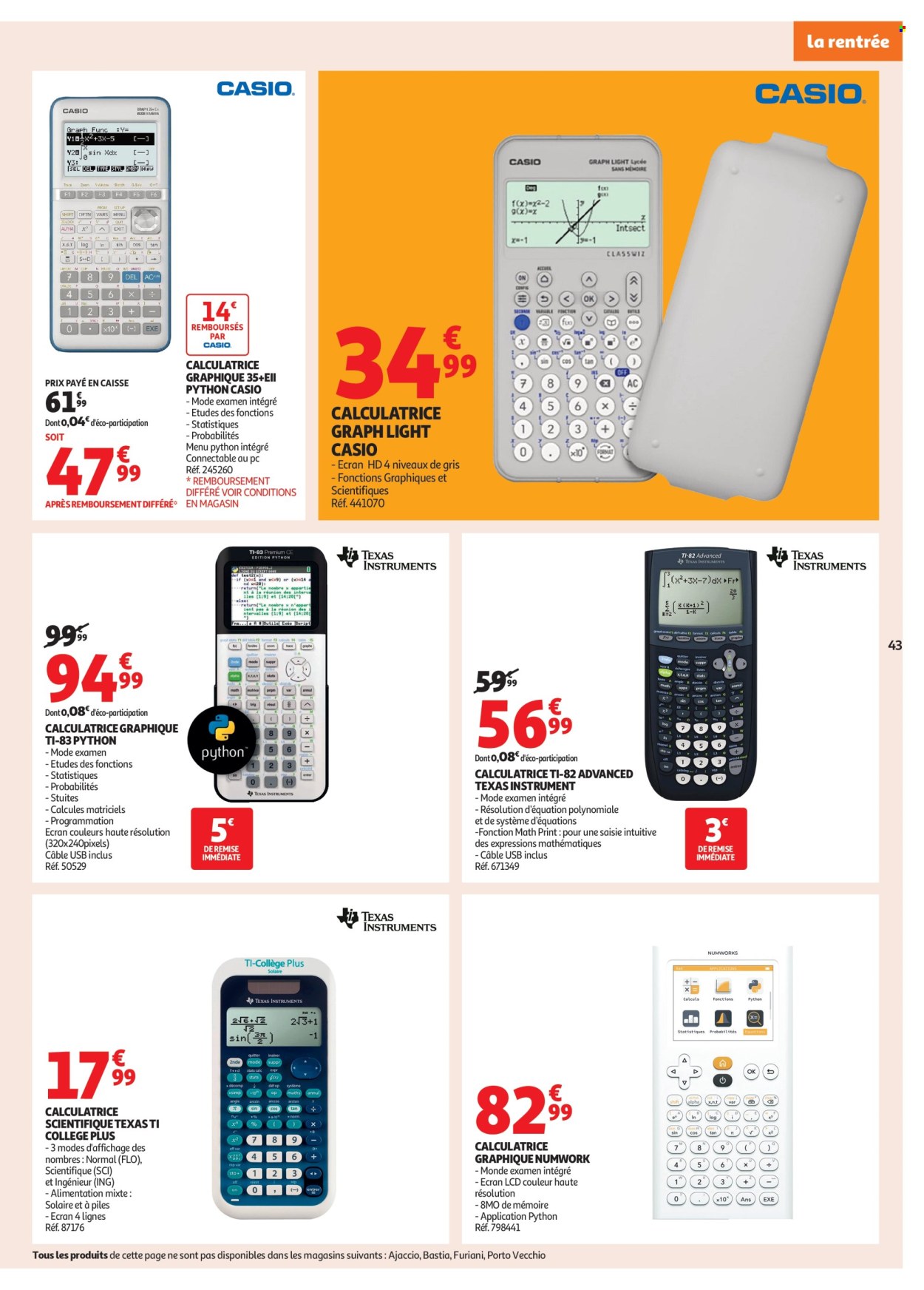 Catalogue Auchan - 22/07/2025 - 03/08/2025. Page 43
