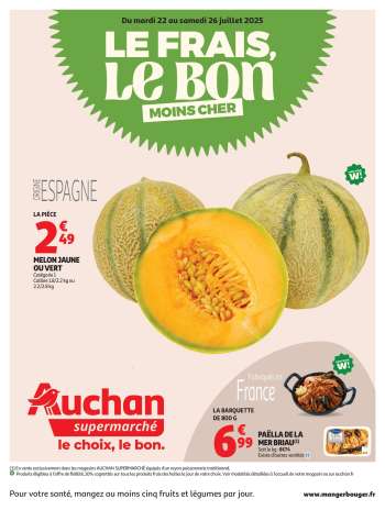 Catalogue Auchan - 22/07/2025 - 26/07/2025.