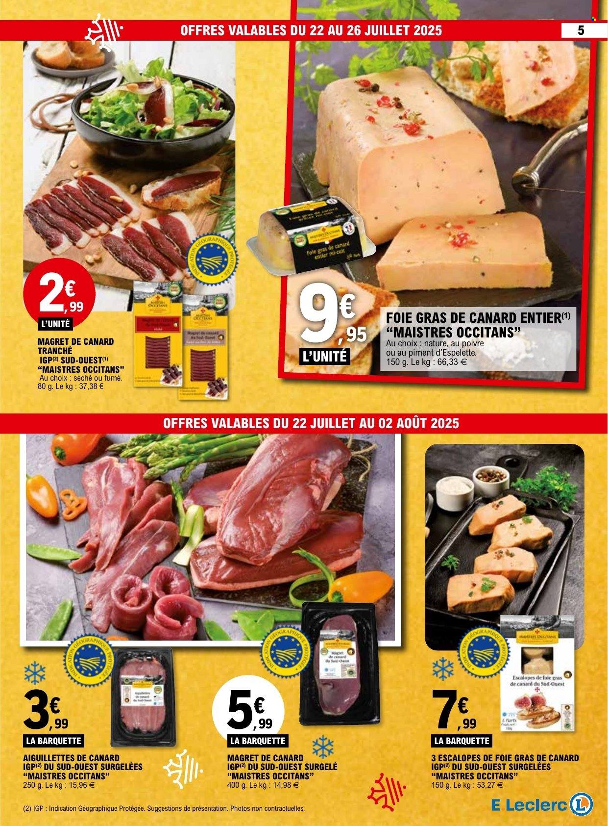 Catalogue E.Leclerc - 22/07/2025 - 02/08/2025. Page 5