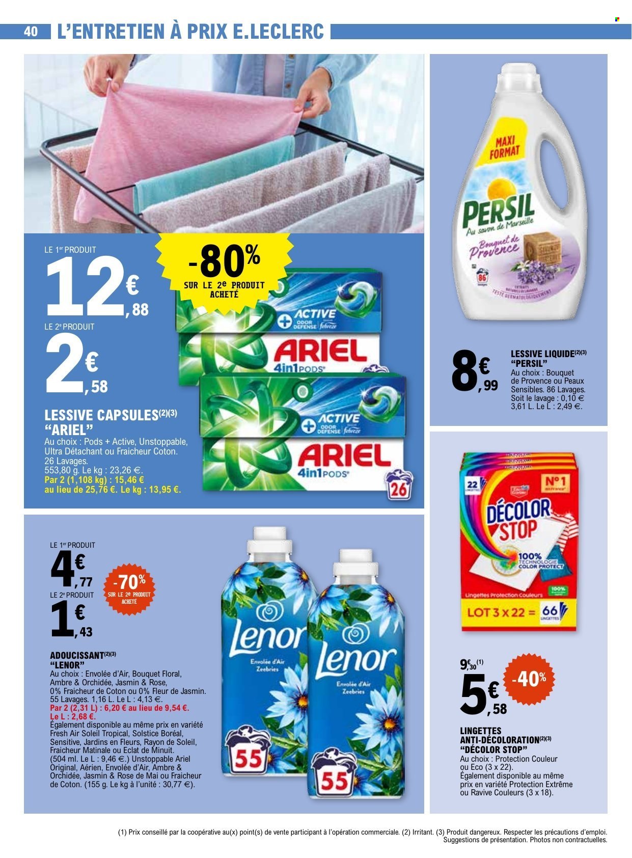 Catalogue E.Leclerc - 22/07/2025 - 02/08/2025. Page 40