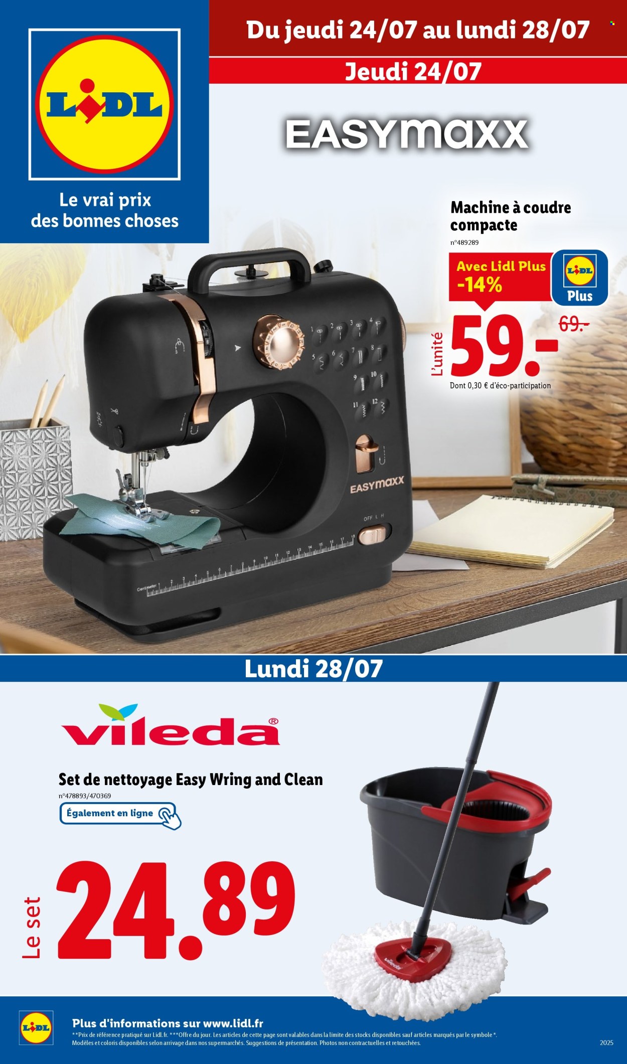 Catalogue Lidl - 24/07/2025 - 28/07/2025. Page 1