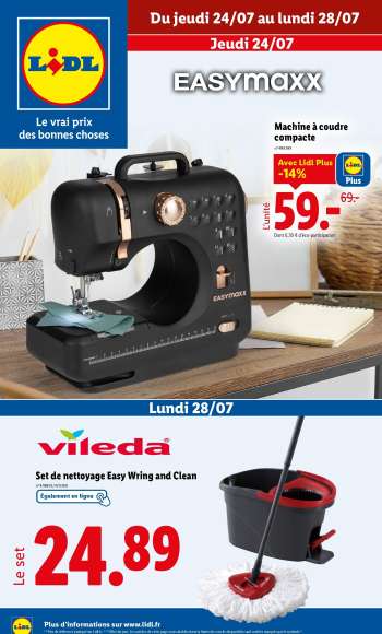 Catalogue Lidl - 24/07/2025 - 28/07/2025.