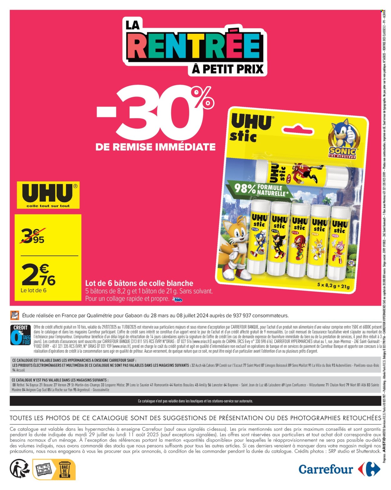 Catalogue Carrefour Hypermarchés - 29/07/2025 - 11/08/2025. Page 2