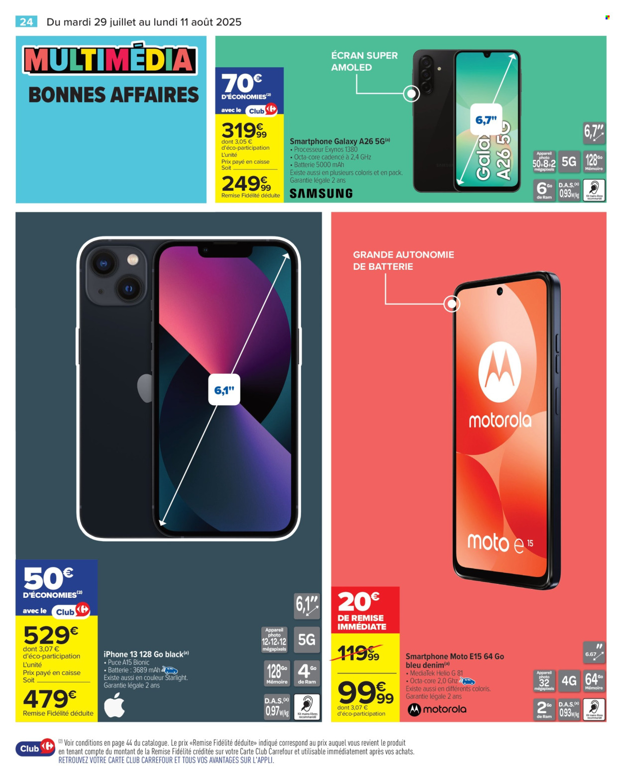 Catalogue Carrefour Hypermarchés - 29/07/2025 - 11/08/2025. Page 26