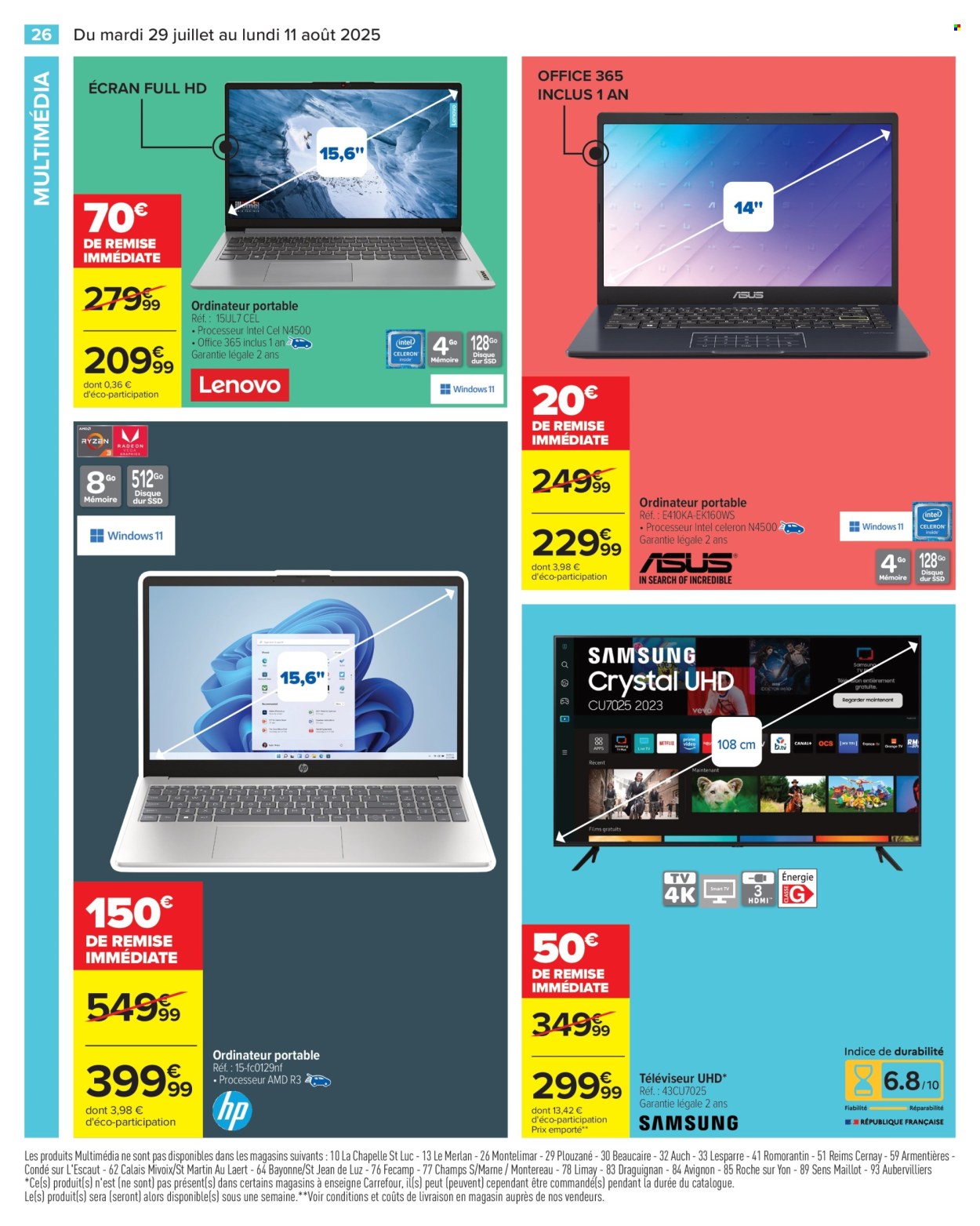 Catalogue Carrefour Hypermarchés - 29/07/2025 - 11/08/2025. Page 28
