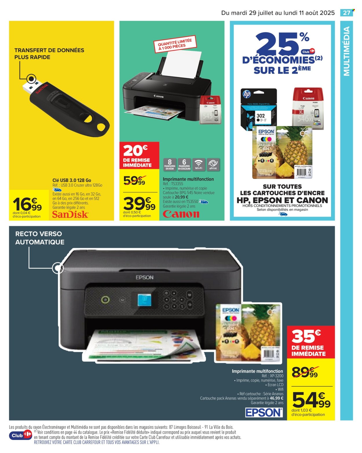 Catalogue Carrefour Hypermarchés - 29/07/2025 - 11/08/2025. Page 29