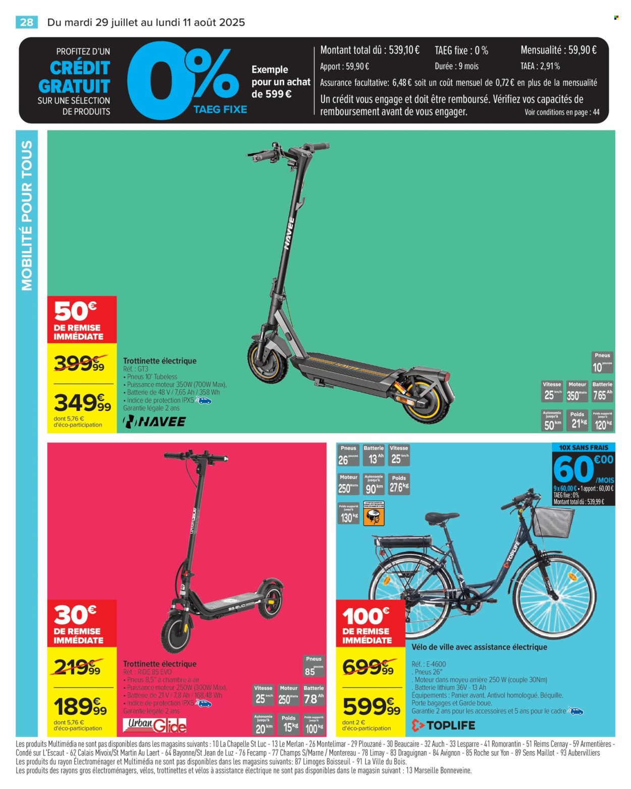 Catalogue Carrefour Hypermarchés - 29/07/2025 - 11/08/2025. Page 30