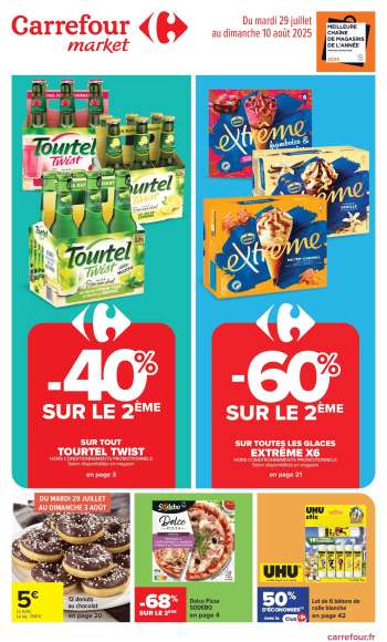 Catalogue Carrefour Market - 29/07/2025 - 10/08/2025.