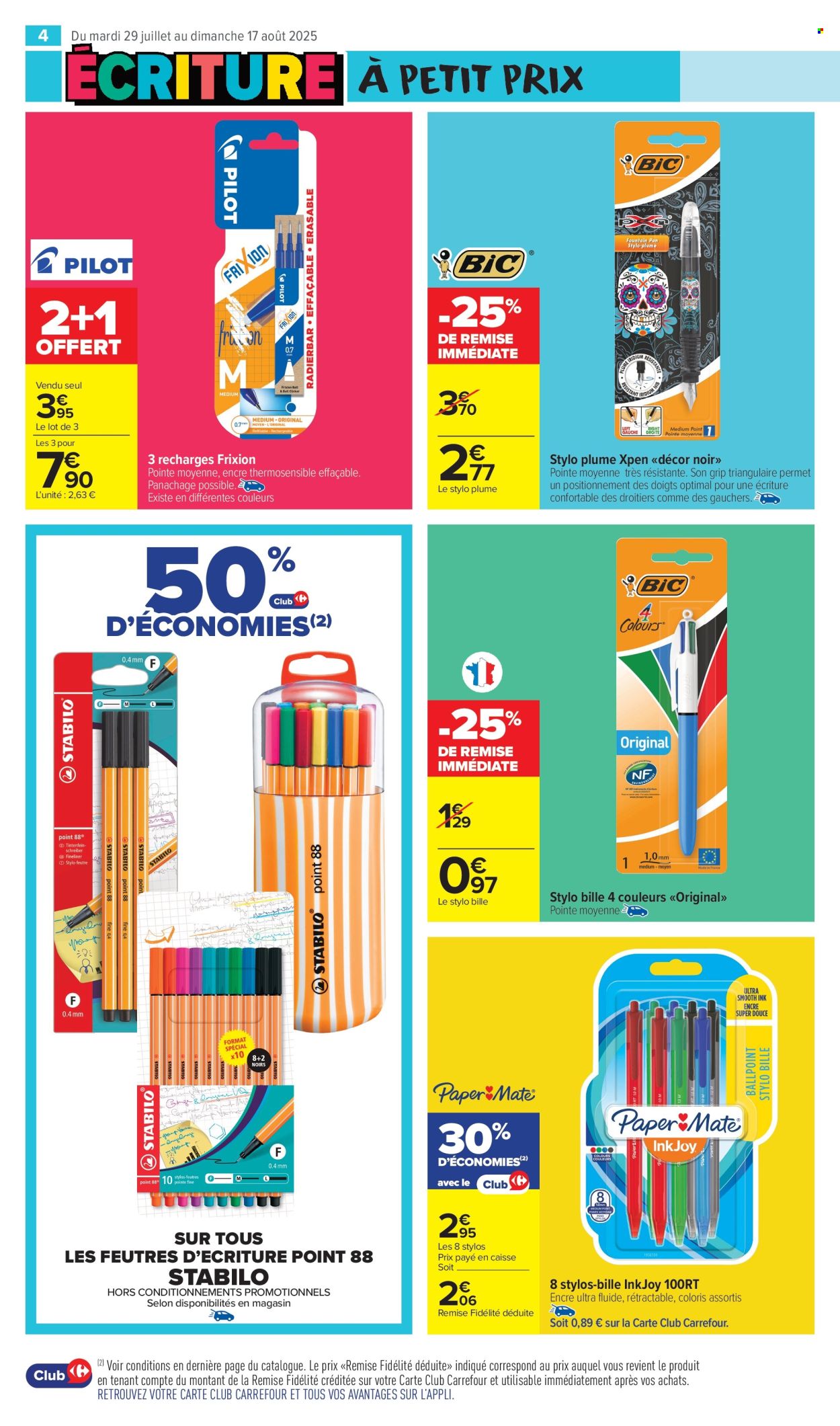 Catalogue Carrefour Market - 29/07/2025 - 17/08/2025. Page 4
