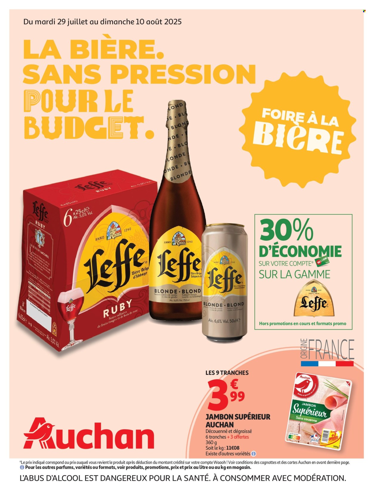Catalogue Auchan - 29/07/2025 - 10/08/2025. Page 1