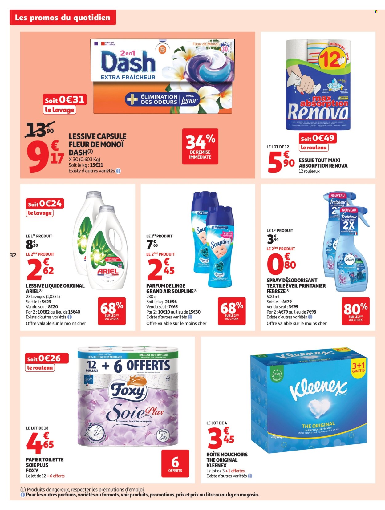 Catalogue Auchan - 29/07/2025 - 10/08/2025. Page 32