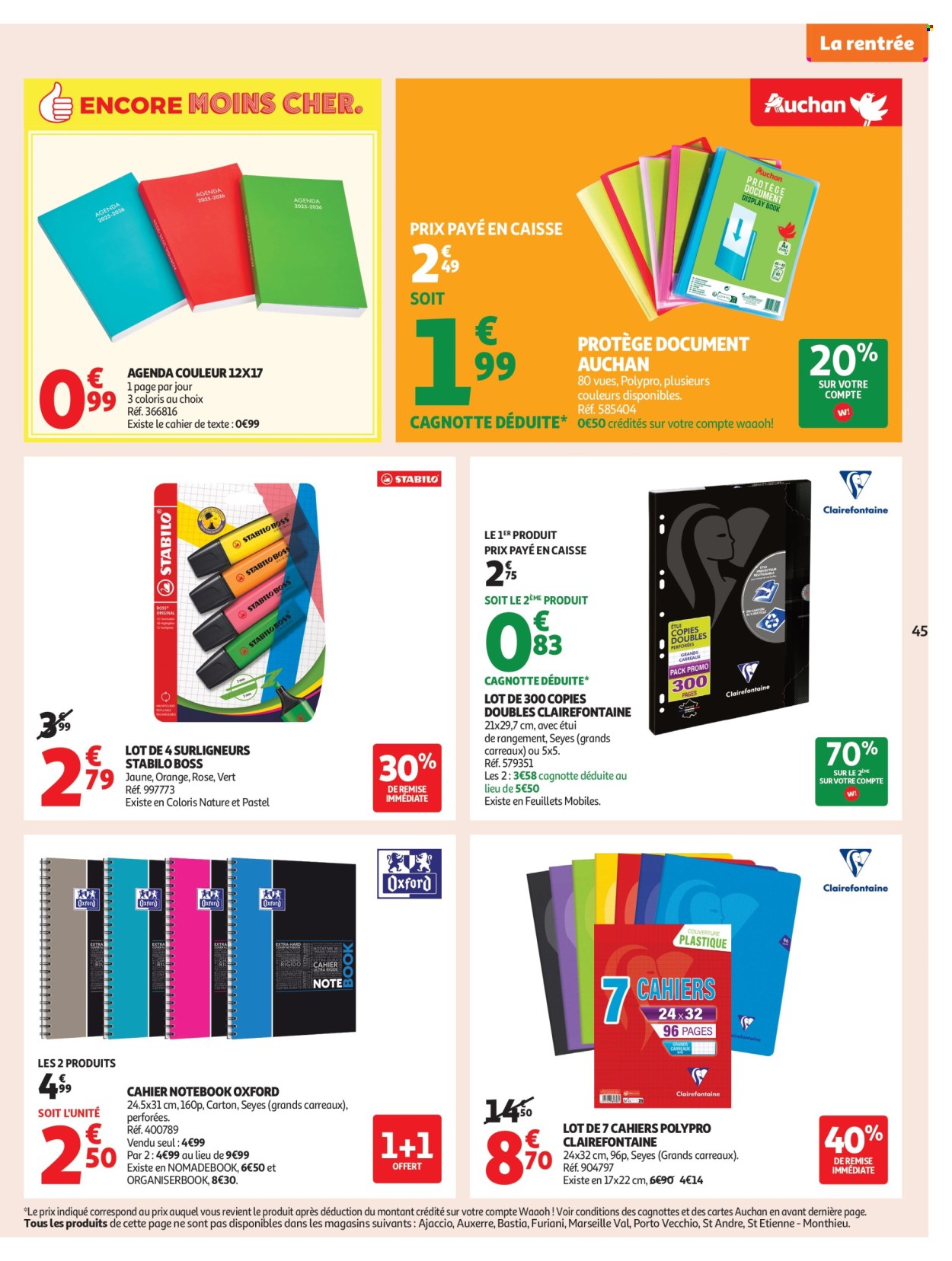 Catalogue Auchan - 29/07/2025 - 10/08/2025. Page 45