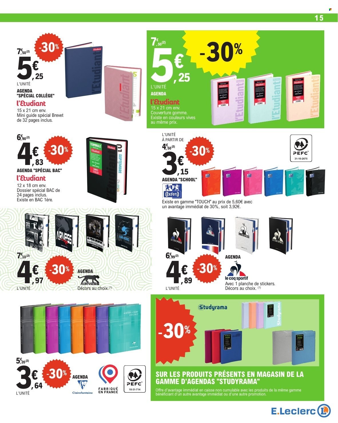 Catalogue E.Leclerc - 29/07/2025 - 06/09/2025. Page 15