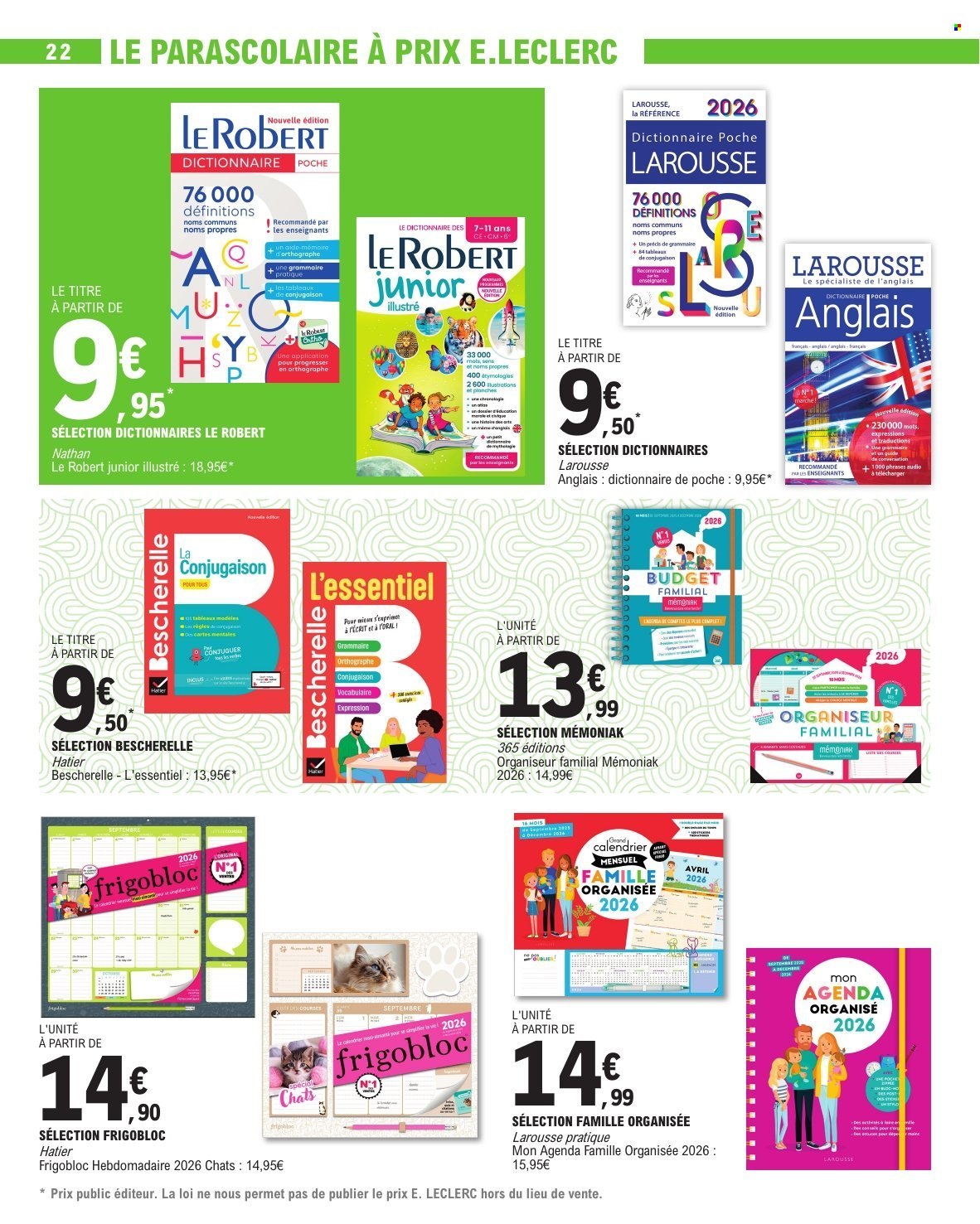 Catalogue E.Leclerc - 29/07/2025 - 06/09/2025. Page 22