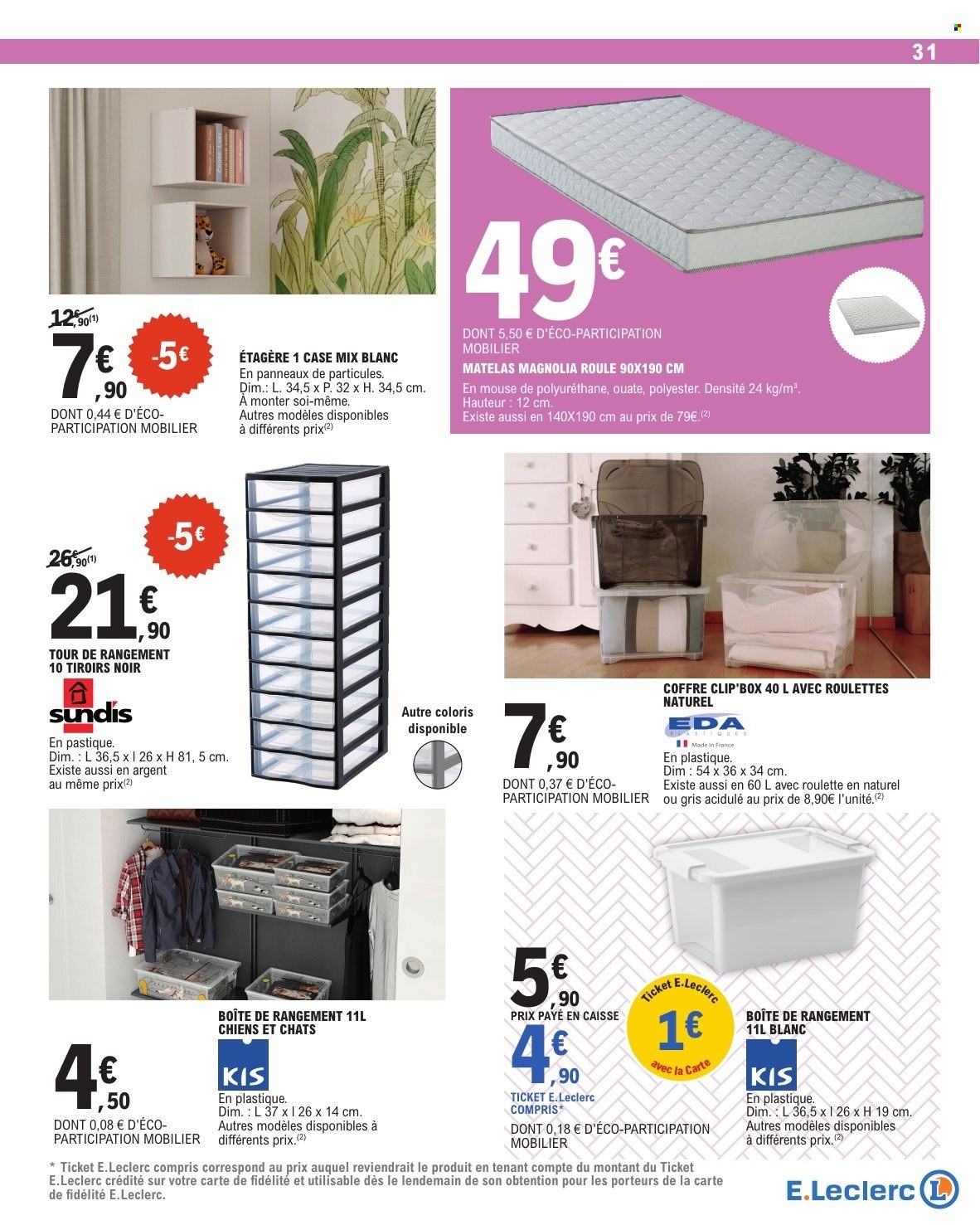 Catalogue E.Leclerc - 29/07/2025 - 06/09/2025. Page 31