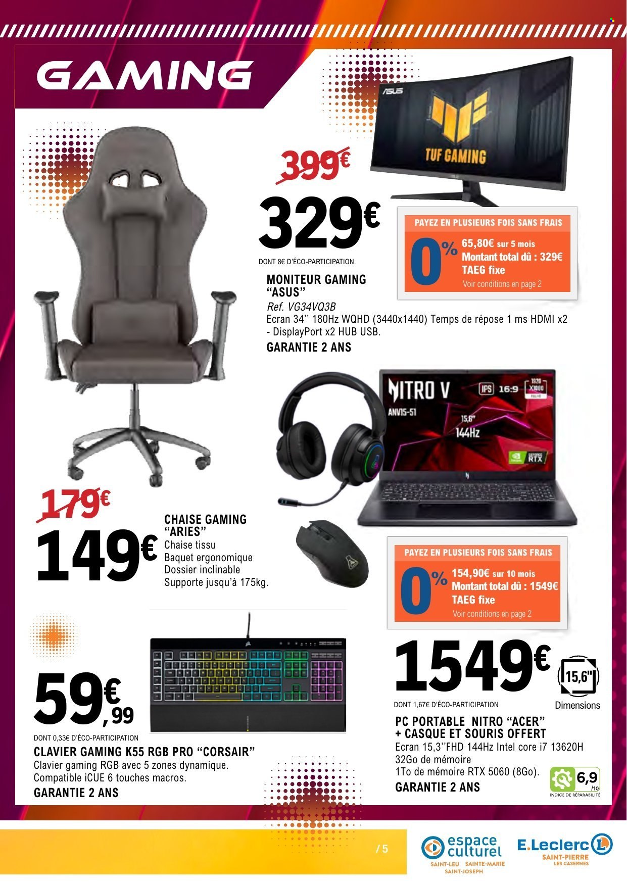 Catalogue E.Leclerc - 29/07/2025 - 10/08/2025. Page 5
